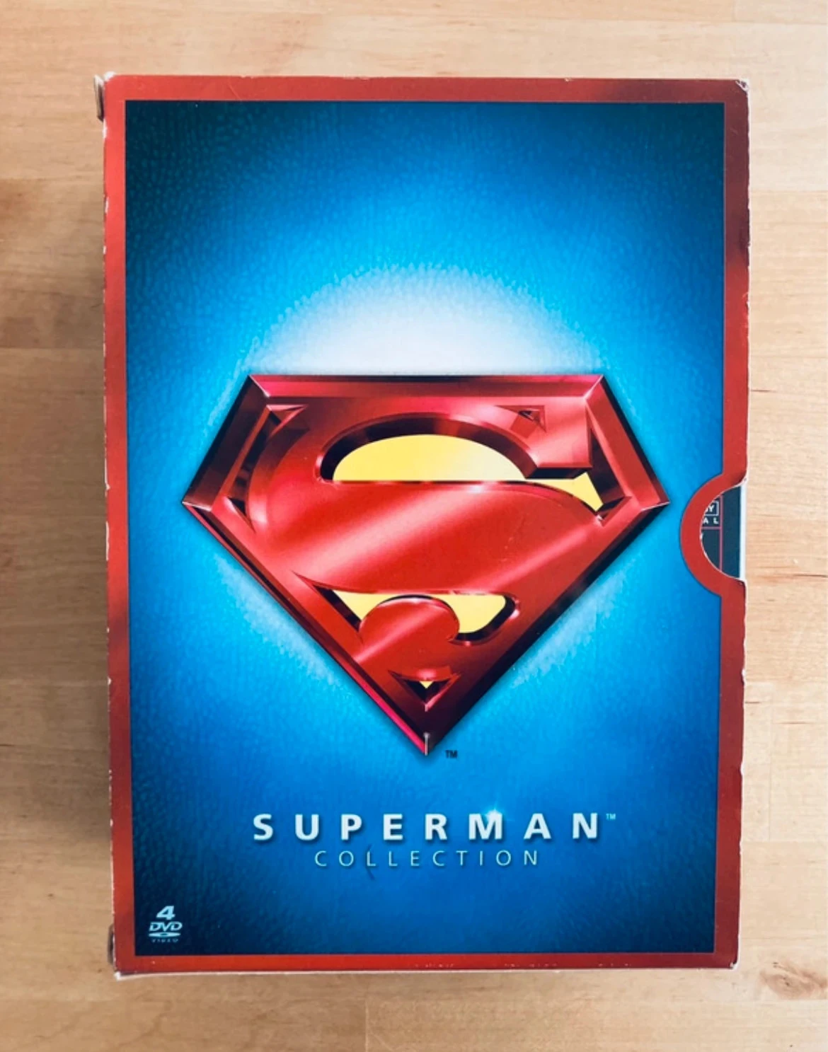 Coffret DVD Superman quadrilogie.